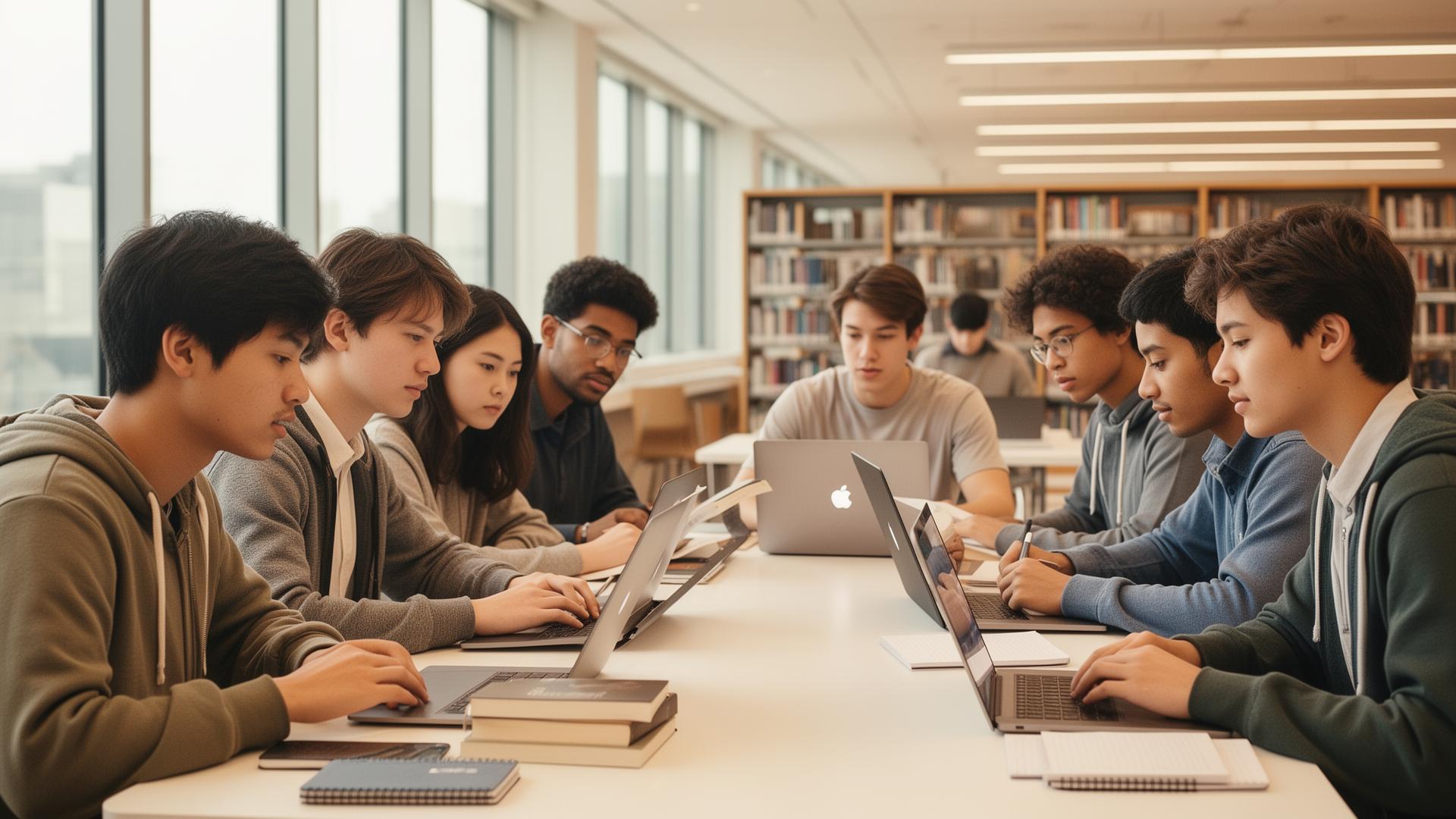 Viele Studierende lernen gemeinsam mit CoStudySpace